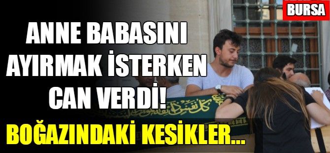 Bursa'da oğlunu öldüren baba hakim karşısında