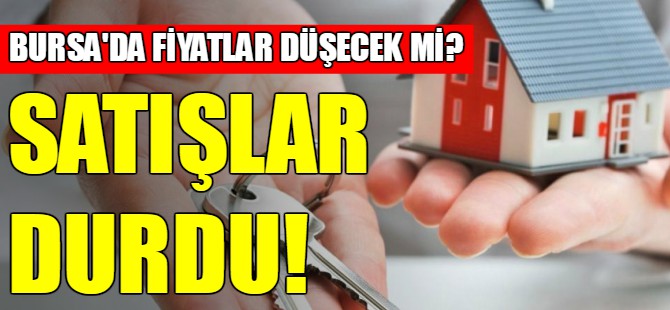 Bursa'da konut satışı düştü