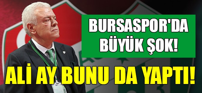 Bursaspor'da kriz büyüyor