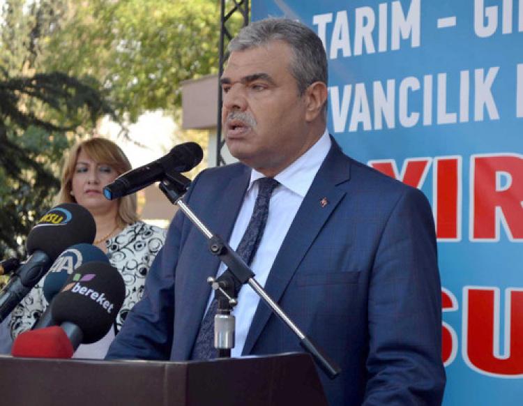 Tarım fuarında protokol krizi