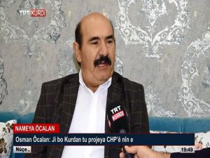 TRT Öcalan’ın kardeşi ile röportaj yaptı