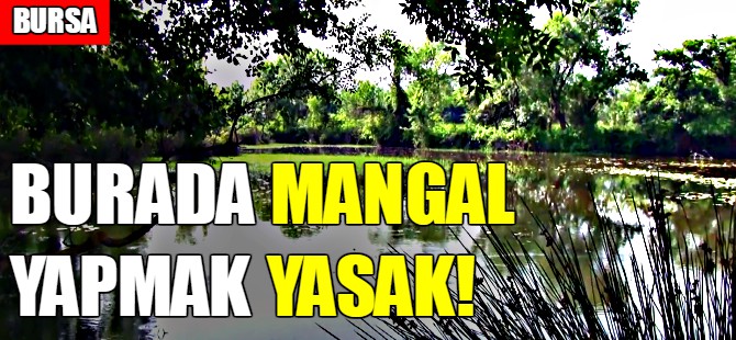 Karacabey Longozu’nda mangal yasak!