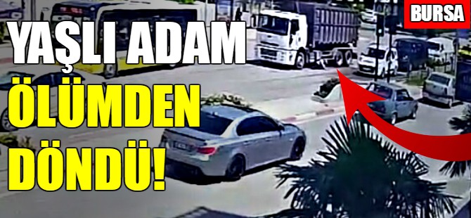 Bursa'da yaşlı adam ölümden döndü