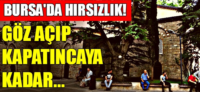 Bursa'da hırsızlık!