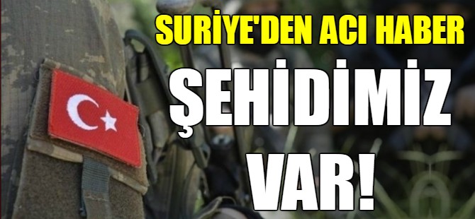 Suriye'den acı haber
