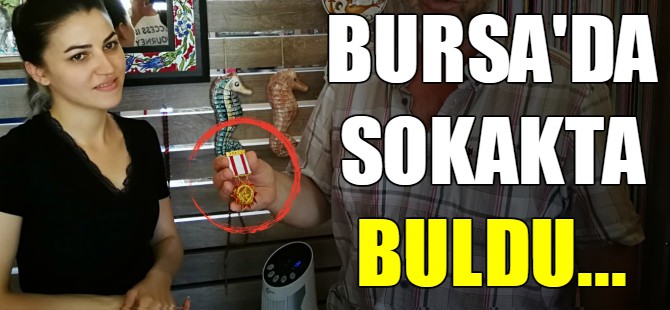 Bursa'da genç kız madalya buldu!