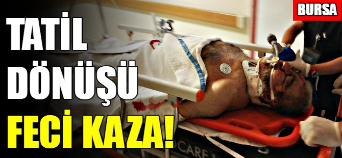 Bursa'da kaza!