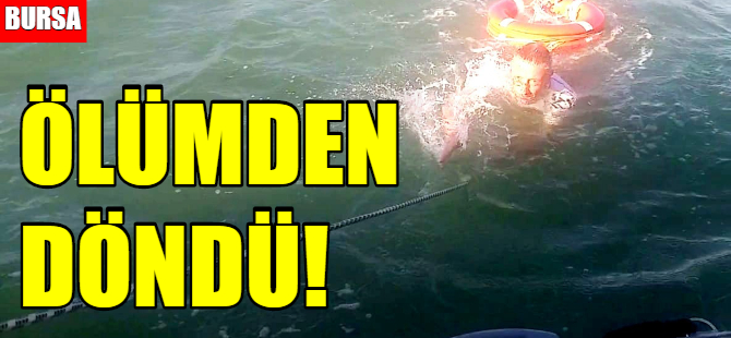 Bursa deniz polisi kurtardı