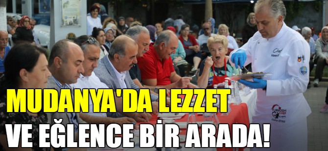 Mudanya'da lezzet ve eğlence bir arada