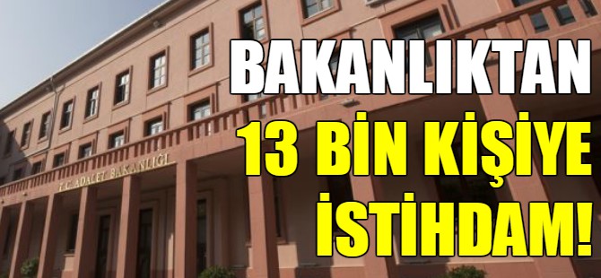 Adalet Bakanlığı personel alımı