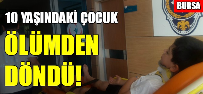 Otomobil ile bisiklet çarpıştı