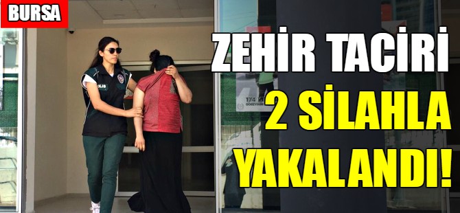 Bursa'da iki silahla yakalandı!