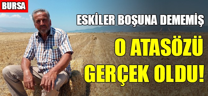 Kimsenin yüzüne bakmadığı saman cep yakıyor