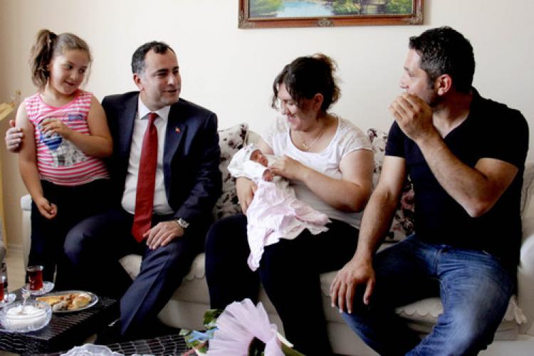 Çankaya 3 ayda 248 bebeğe ‘hoş geldin’ dedi