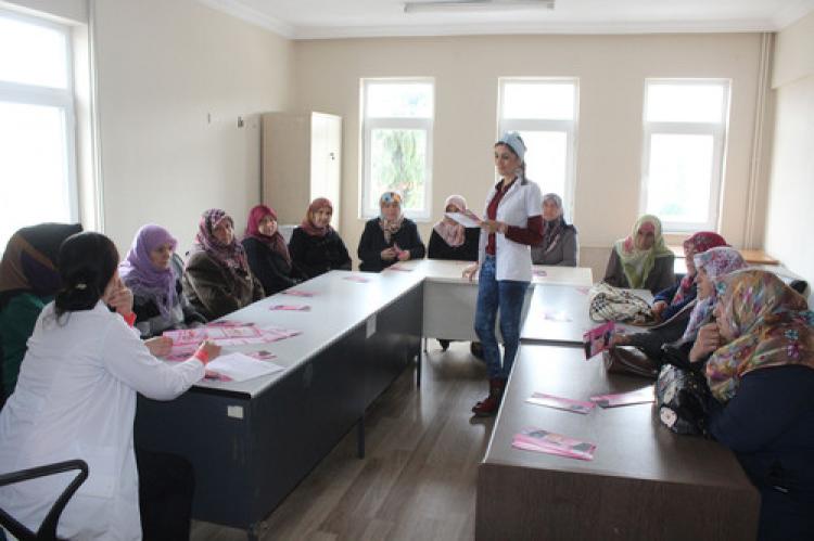 Havza Toplum Sağlığı Merkezi ücretsiz meme kanseri taraması yapıyor