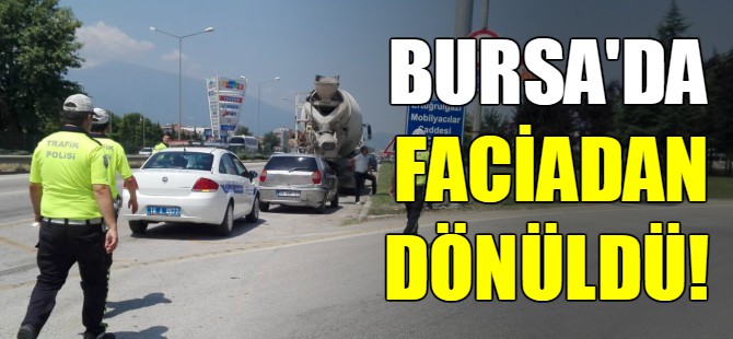 Bursa'da trafik kazası
