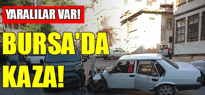 Bursa'da kaza! 3 yaralı...