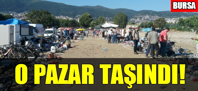Bursa 2. el eşya pazarı yeni yerine taşındı