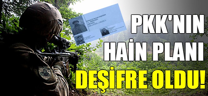 PKK’nın hain planı deşifre oldu