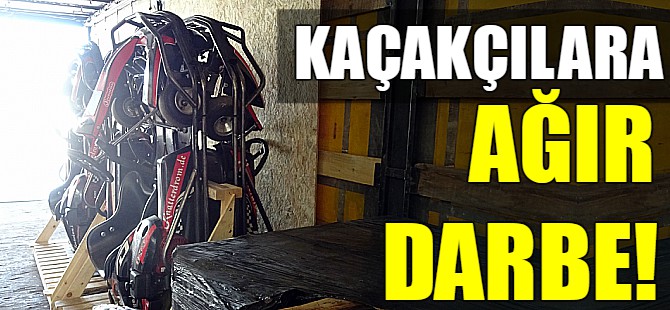 Kaçakçılara ağır darbe