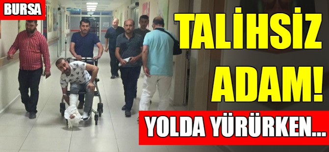 Bursa'da görülmez kaza!