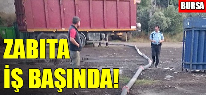 Bursa'da zabıta işbaşında!