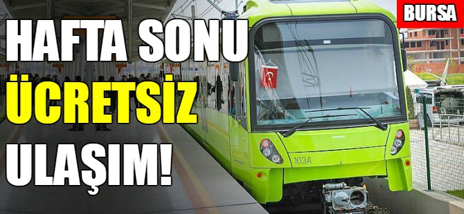 Bursa'da memur adaylarına ücretsiz ulaşım