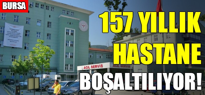Bursa'da hastaneler taşınıyor!
