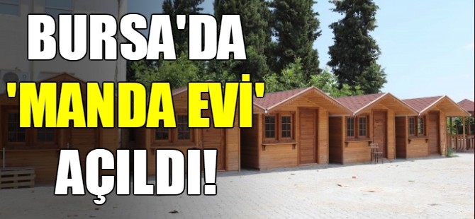 Pilot proje ’Karaoğlan Manda Evi’ açıldı