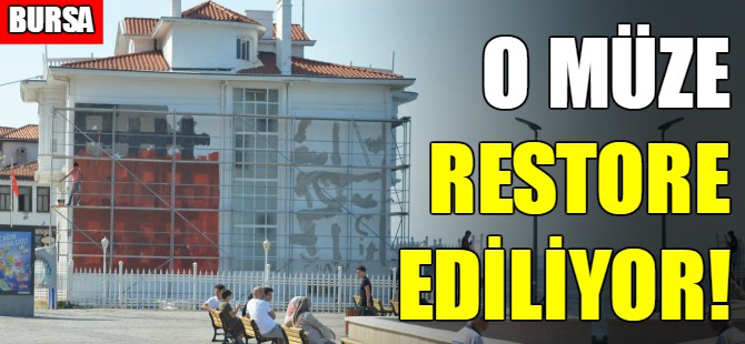 Mudanya Mütâreke Evi onarılıyor