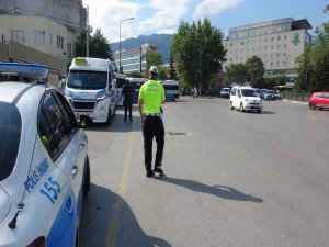 Bursa'da minibüslere ceza yağdı!