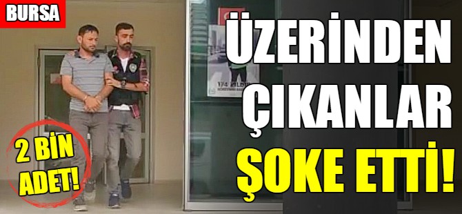 Bursa'da yakalandı!