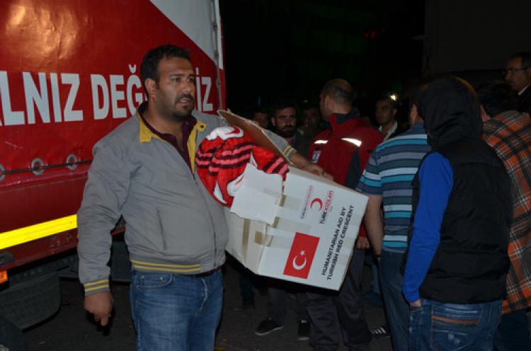 Yaralı yakınları, Kızılay'ın yardımını kabul etmedi