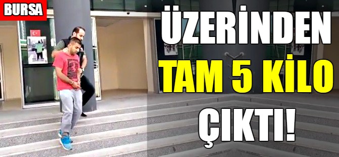 Bursa'da yakalandı!