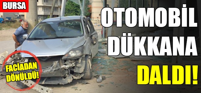 Bursa'da faciadan kıl payı dönüldü