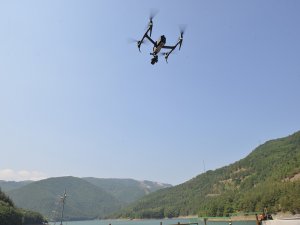Bursa'nın barajlarına drone ile kontrol