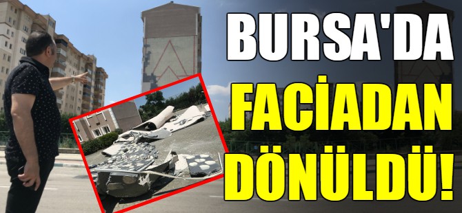 Bursa’da faciadan dönüldü