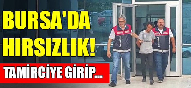 Bursa'da hırsızlık!