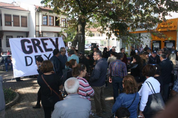 Mudanya'da eylem!