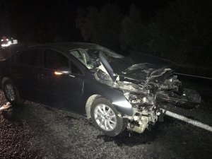 Bursa'da alkollü sürücü kaza yaptı!