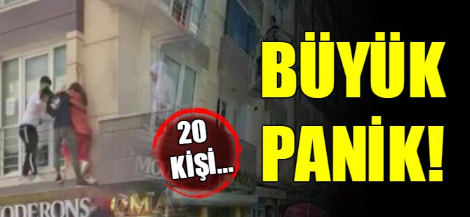 Korkutan yangın: 20 kişi kurtarıldı