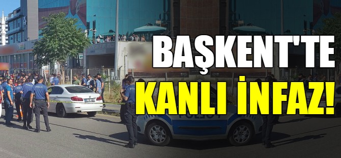 Başkent'te araç içinde infaz