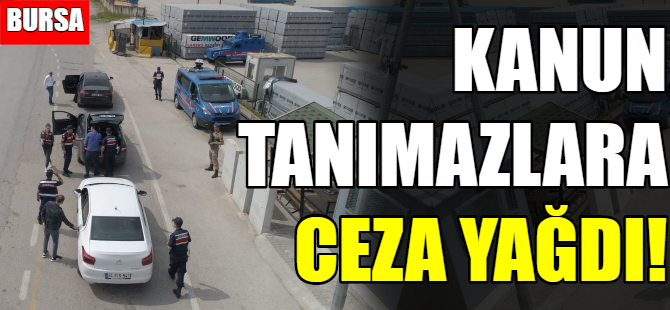 Bursa jandarmada bayram mesaisi
