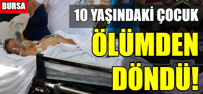 Bursa'da hamamda ölümden döndü