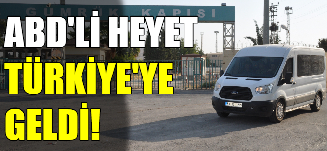 ABD'li askeri heyet Şanlıurfa'ya geldi.