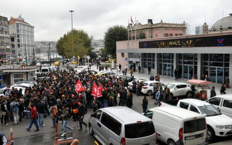 Sirkeci'de güvenlik önlemi