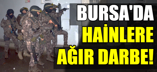 Bursa'da PKK/KCK operasyonu