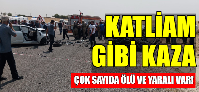 Diyarbakır’da katliam gibi kaza