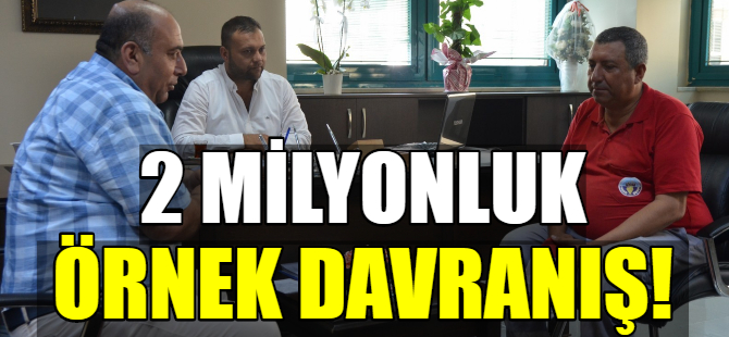 2 milyonluk örnek davranış