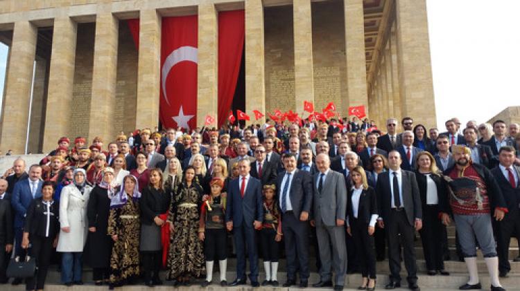 Ankara’nın başkent oluşu Anıtkabir ziyaretiyle kutlandı